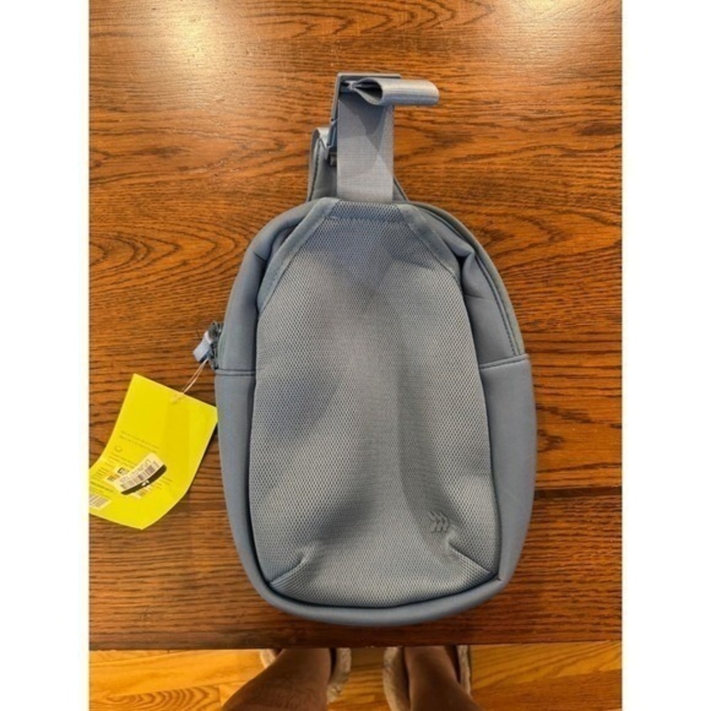 All in Motion | Sling Crossbody Bag - Dusty Blue Hidden Pocket purse sporty